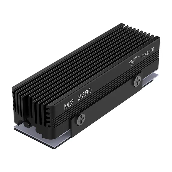 Coolleo CL-V3SSD-BK - M.2 SSD Cooler, Passive, Black