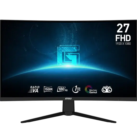 MSI G27C3F - 27" Gaming Monitor, Full HD, VA, Black