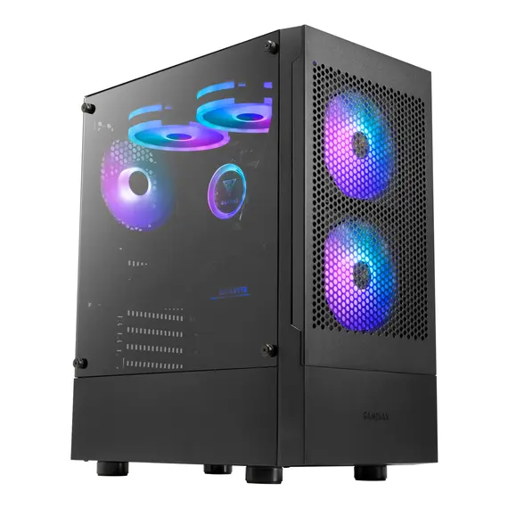 GAMDIAS TALOS E3 MESH - Gaming PC Case, Black
