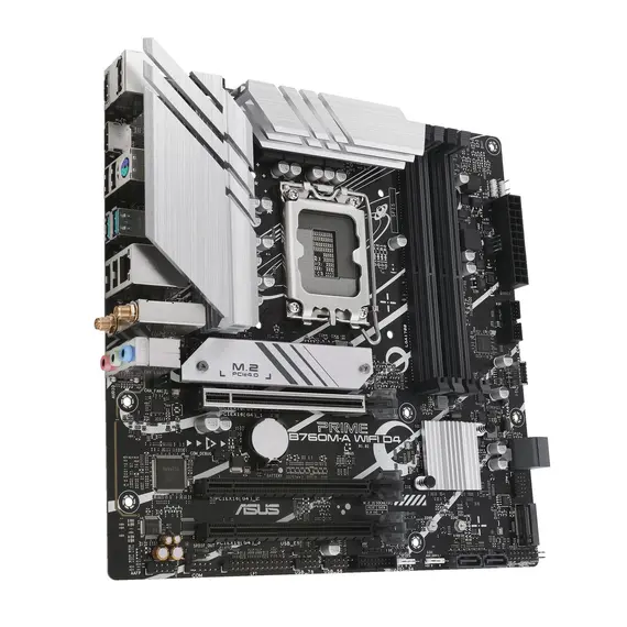 ASUS PRIME B760M-A WIFI D4 - Motherboard, Intel B760, LGA 1700, micro ATX, image 3
