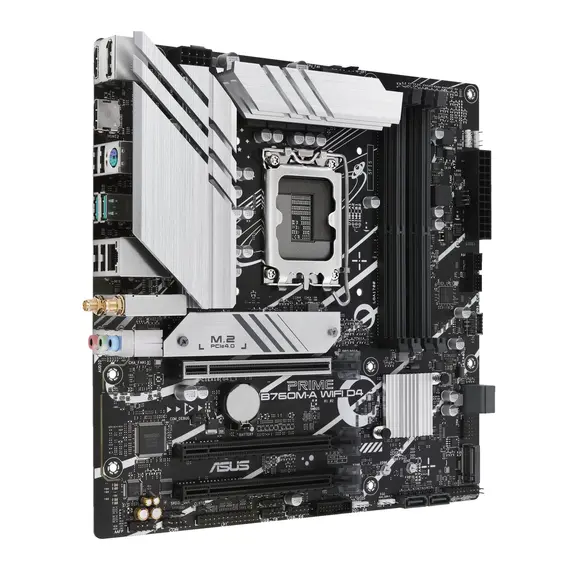 ASUS PRIME B760M-A WIFI D4 - Motherboard, Intel B760, LGA 1700, micro ATX, image 2