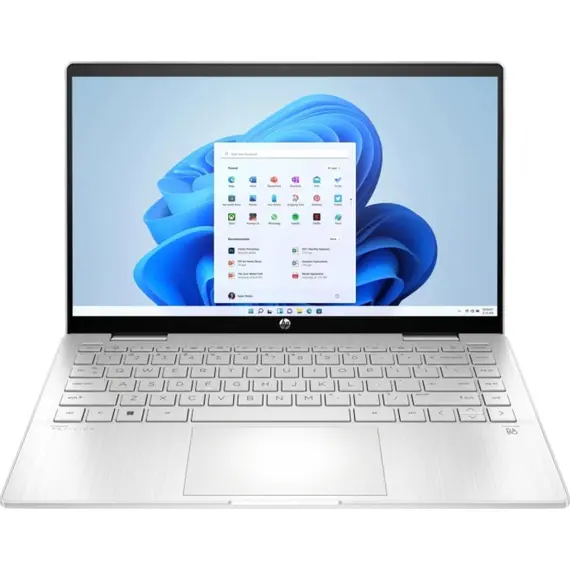 HP Pavilion x360 A11RKEA - 14" Touch, 7-150U, 16GB, 512GB SSD, FreeDOS, Silver
