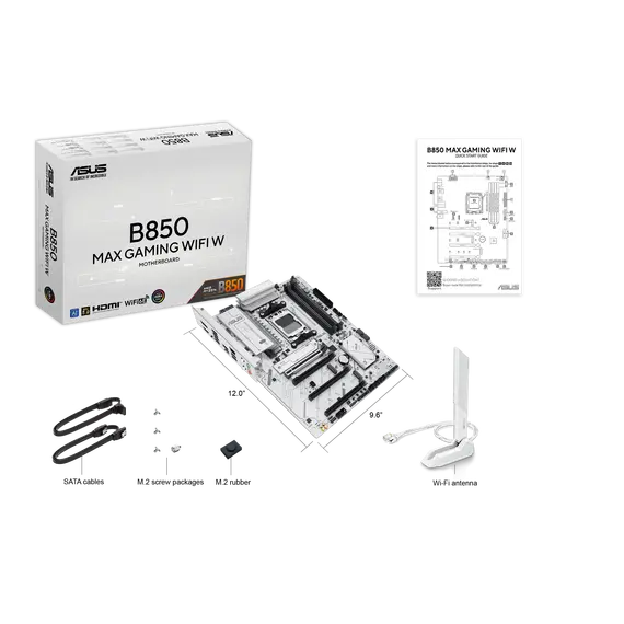 ASUS B850 MAX GAMING WIFI W - Motherboard, AMD B850, Socket AM5, ATX, 6 image
