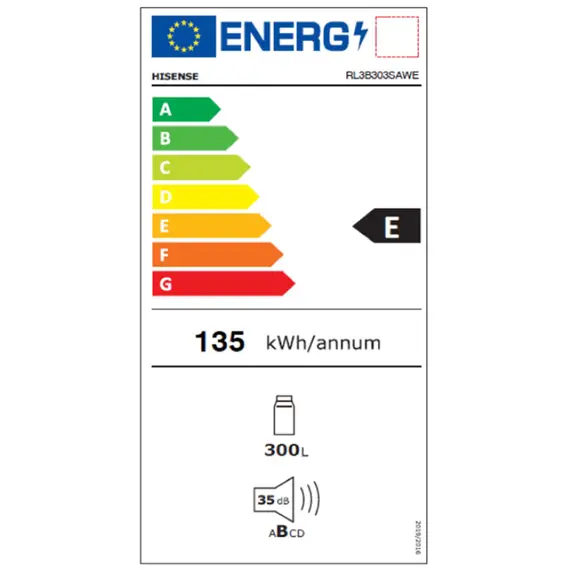 Hisense 20013312 Built-In Integrated Refrigerator - 300 L, E, Wi-Fi, 1772 mm, White, 1YR – מקרר הייסנס, תמונה 7