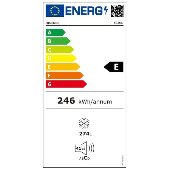 Hisense FS36S Upright Freezer - 644 L, E, 1YR – מקרר הייסנס, תמונה 4