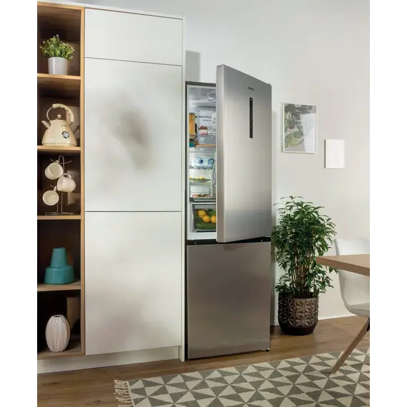 Gorenje 736286 Fridge Freezer - 331 L, E, 2000 mm, Grey, Metallic, White, 1YR – מקרר, תמונה 12