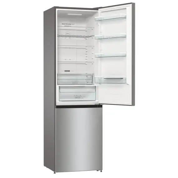 Gorenje 736286 Fridge Freezer - 331 L, E, 2000 mm, Grey, Metallic, White, 1YR – מקרר, תמונה 9
