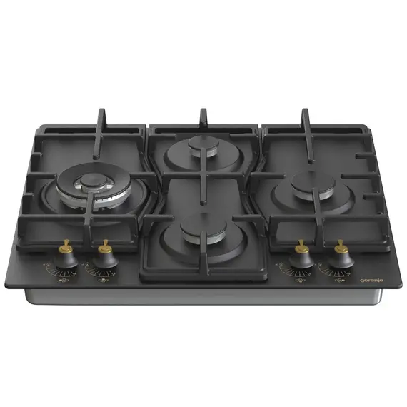 Gorenje GW6D42CLB - Gas Hob, 4 Burners, 130 mm, Black, 1YR – כיריים, תמונה 2