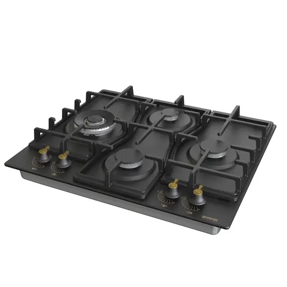 Gorenje GW6D42CLB - Gas Hob, 4 Burners, 130 mm, Black, 1YR – כיריים, תמונה 4
