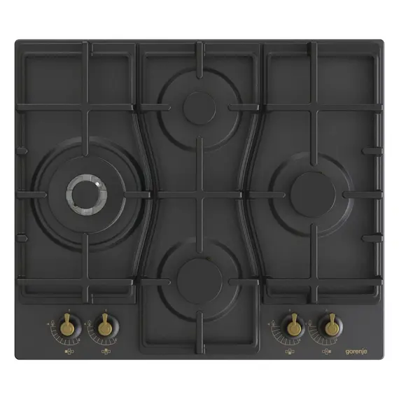 Gorenje GW6D42CLB - Gas Hob, 4 Burners, 130 mm, Black, 1YR – כיריים