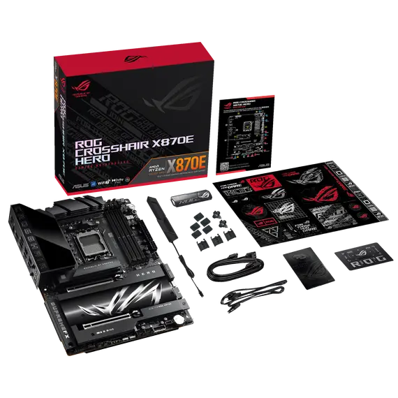 ASUS ROG CROSSHAIR X870E HERO - Motherboard, AMD X870E, Socket AM5, ATX, 13 image