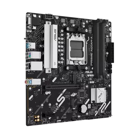 ASUS 90MB1MY0-M0EAYC PRIME A620AM-A-CSM Motherboard - AM5, AMD A620A, Micro-ATX, 1YR, image 2