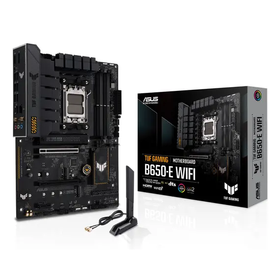 ASUS TUF GAMING B650-E WIFI - Motherboard, AMD B650, Socket AM5, ATX