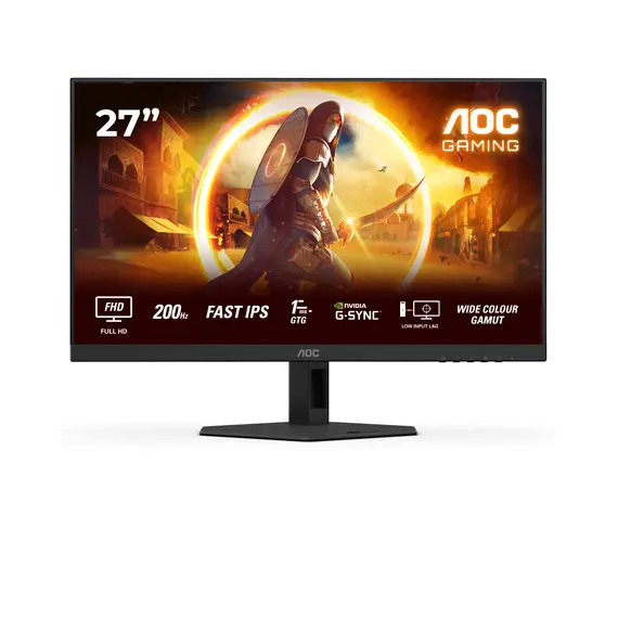 AOC G4 27G4HRE - Computer Monitor, 27", Full HD, LED, Black, Red