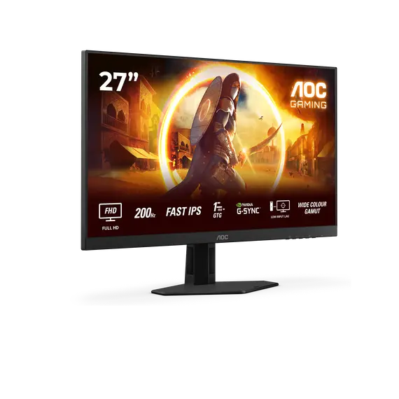 AOC G4 27G4HRE - Computer Monitor, 27", Full HD, LED, Black, Red, 3 image