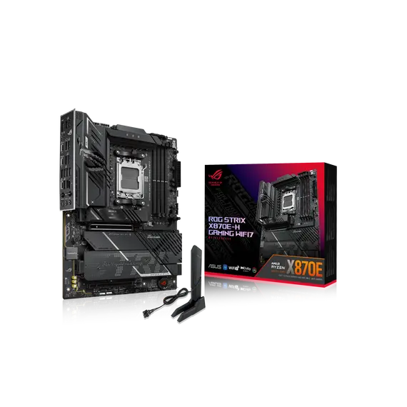 ASUS ROG STRIX X870E-H GAMING WIFI7 - Video Card, AMD X870E, Socket AM5, ATX, 18 image