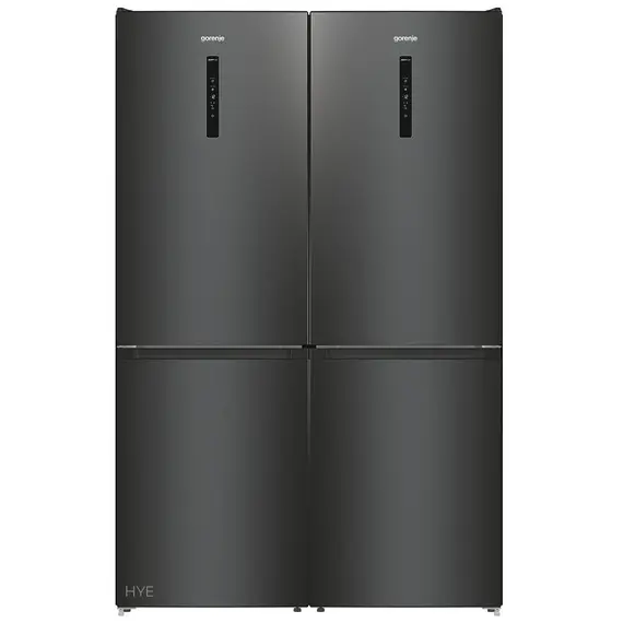 Gorenje NRK619EABXL4 Refrigerator-Freezer - 300 L, E, 1850 mm, Black, 1YR