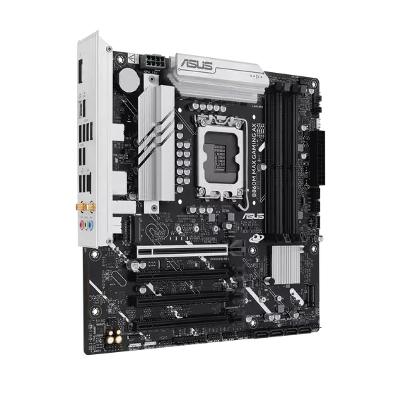ASUS 90MB1JZ0-M0EAY0 B860M MAX GAMING AX Motherboard - LGA1851, Intel B860, micro-ATX, 1YR, 3 image