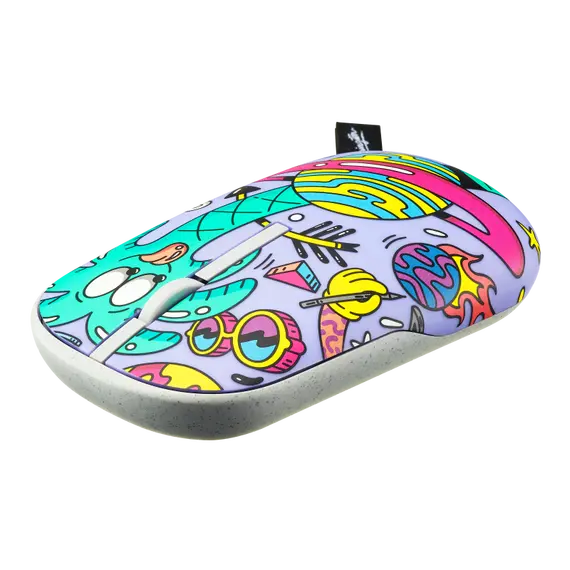 ASUS Marshmallow MD100 Steven Harrington Edition Mouse, Office, Ambidextrous, RF Wireless + Bluetooth, Optical, 1600DPI, 2 image