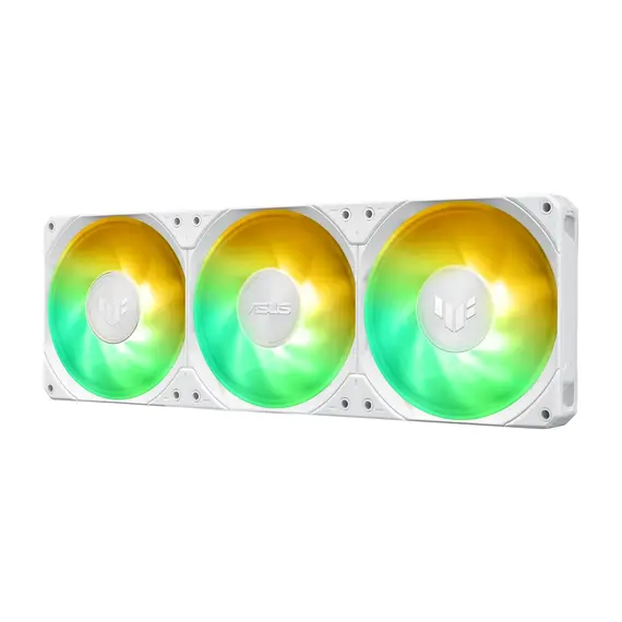 ASUS TUF Gaming LC III 360 ARGB, LCD - Processor All-in-one Liquid cooler, 12cm, 1pc(s), White, Product color: White, 3 image