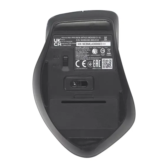 ASUS WT425 - Mouse, Office, Right-hand, RF Wireless, Optical, 1600 DPI, Navy, תמונה 5