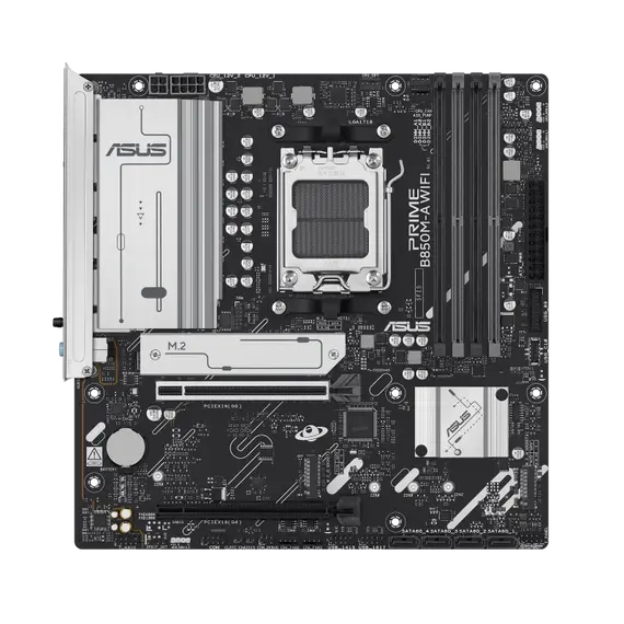 ASUS 90MB1N80-M0EAY0 PRIME B850M-F WIFI Motherboard - AM5, AMD B850, Micro-ATX, 1YR