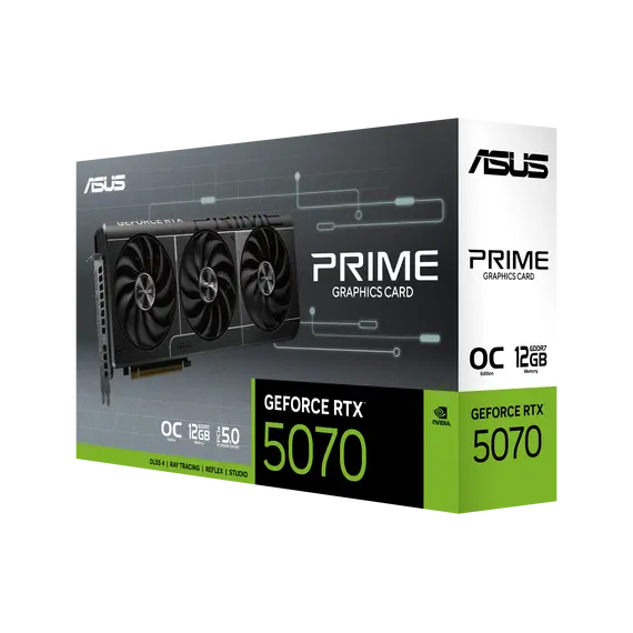 ASUS Prime -RTX5070-O12G - Video Card, NVIDIA GeForce RTX 5070, 12GB, GDDR7, imagen 12