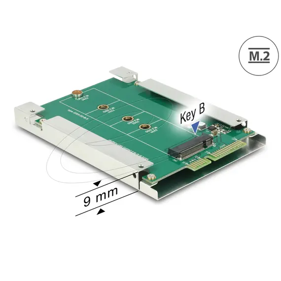 Delock 2.5″ Converter SATA 22 Pin > M.2 NGFF