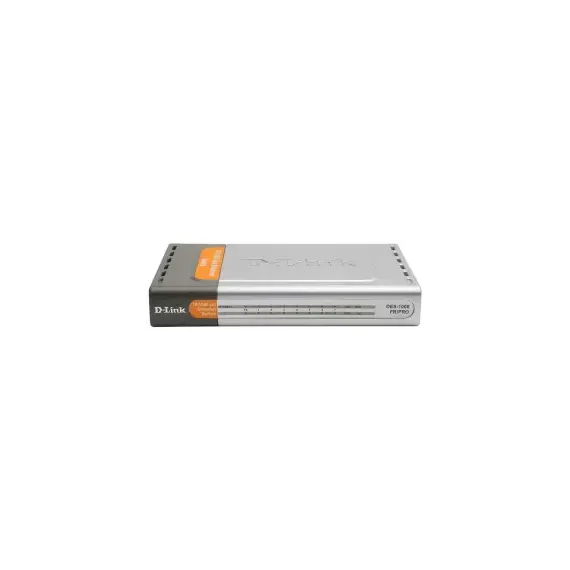 D-Link DES-1008FR-PRO Unmanaged Switch - 7-Port, 10/100BASE-TX, 100 Mbps, Black, 3YR, 2 image