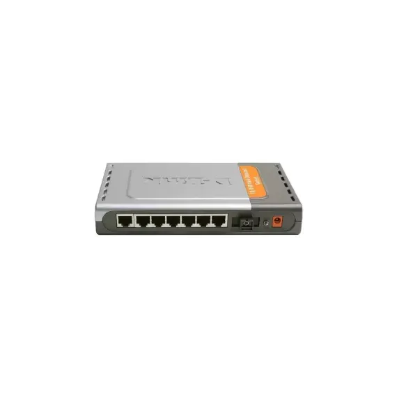 D-Link DES-1008FR-PRO Unmanaged Switch - 7-Port, 10/100BASE-TX, 100 Mbps, Black, 3YR, 3 image