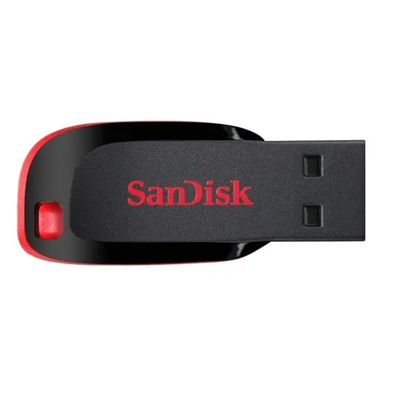SanDisk SDCZ50-016G-B35 USB Flash Drive - 16GB, USB 2.0, Black, 2YR, 4 image