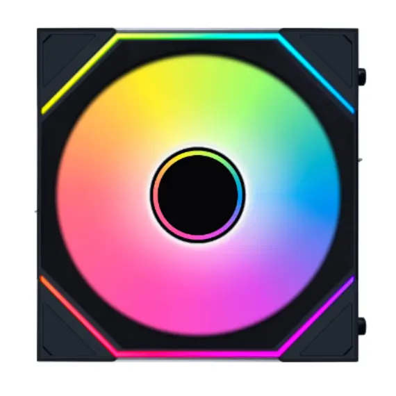 Lian-Li 120mm UNI FAN SL-INF Wireless - PC Case Fan, Black, צבע המוצר: Black