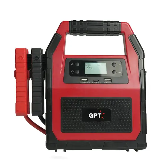 GPT BO24 - Car Jump Starter, Professional, Multi-Function, 12V/24V