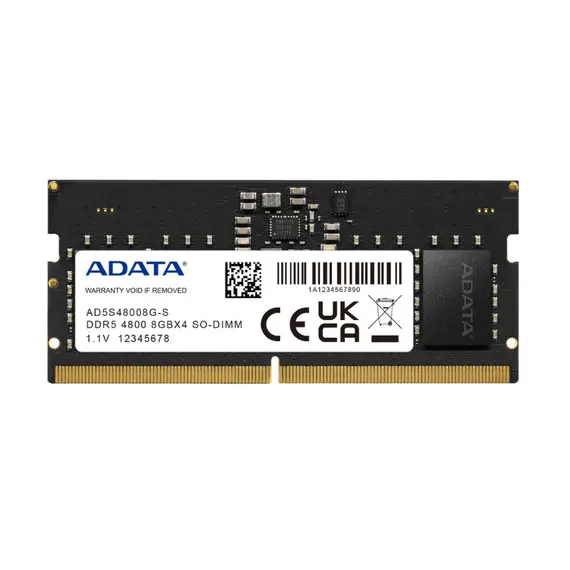 ADATA AD5S560032G-S RAM Module - 32GB, DDR5, 5600MHz, CL46, Black, LTW