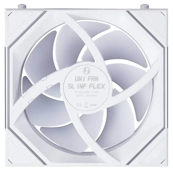 Lian-Li 120mm UNI FAN SL-INF FLEX White, Fan type: Standard, Color del producto: White, 5 image