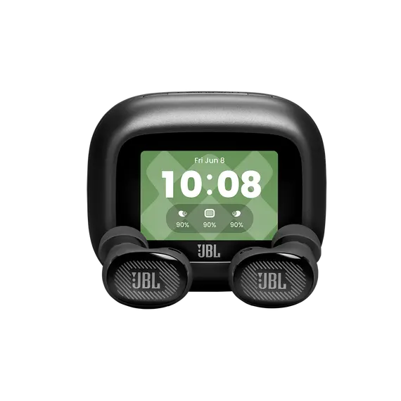 JBL JBLLIVEBUDS4BLK Headphones - True Wireless, Wireless, Bluetooth 6.0, Spatial Sound, 6 Microphones, IP55, Black