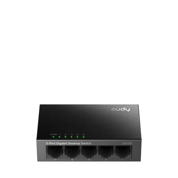 Cudy GS105-IL - 5-Port Gigabit Ethernet Switch, Unmanaged, 10/100/1000 Mbps, 1YR, 3 image