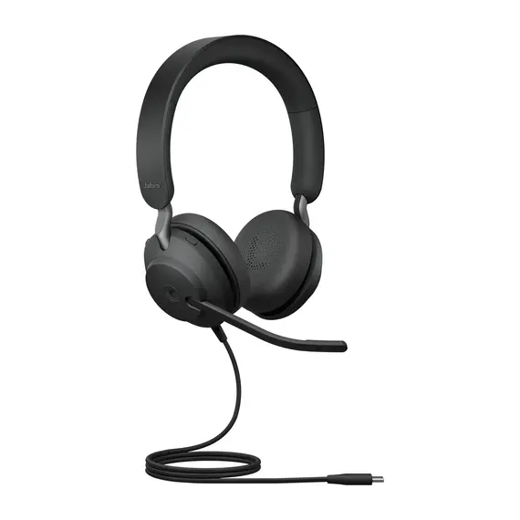 Jabra 24189-999-899 Headset - On-ear Headband, USB-C, 3 Digital MEMS Microphone, 2YR