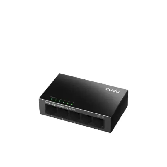 Cudy GS105-IL - 5-Port Gigabit Ethernet Switch, Unmanaged, 10/100/1000 Mbps, 1YR, 4 image