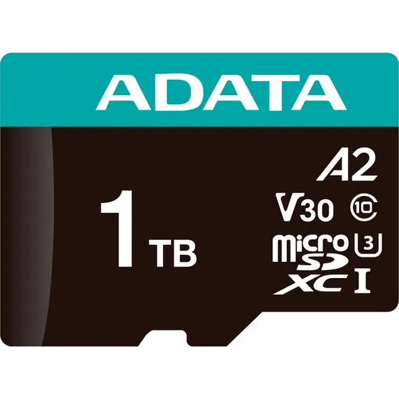 ADATA AUSDX1TUI3V30SA2‑RA1 Memory Card - 1TB, MicroSDXC, Life Time Warranty, 2 image