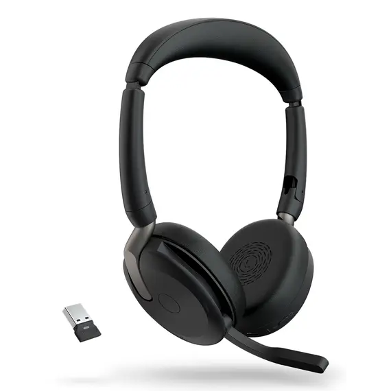 Jabra 26699-989-989 Headset - Over-ear, USB-A/USB-C, Bluetooth 5.2, Hybrid ANC, On-ear Headband, 2YR, 3 image