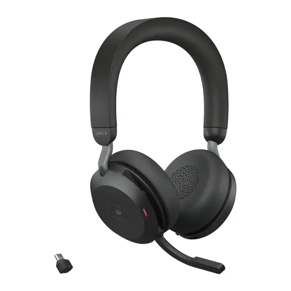 Jabra 27599-999-899 Headset - Bluetooth, USB‑A, USB‑C, ANC, 4 Analog MEMS/4 Digital MEMS Mic, Black, 2YR, 3 image