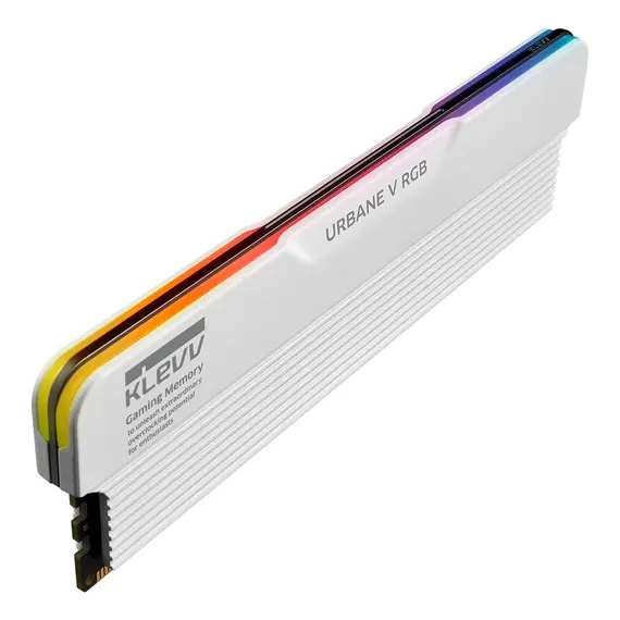 Klevv KD5AGUA80-60B280M Memory Module - 32GB (2x16GB), DDR5, 6000MT/s, CL28, White, 3YR, צבע המוצר: White, 7 image