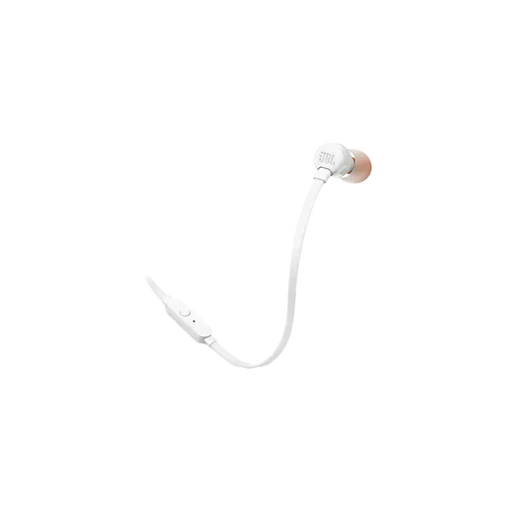 אוזניות IN EAR עם מיקרופון JBL T110 - לבן, צבע המוצר: לבן, 5 image