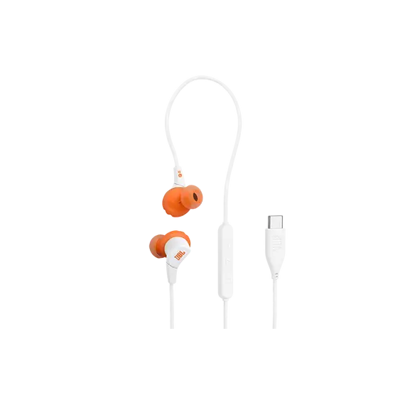 JBL Endurance Run 3 - Wired Headphones, USB-C, White, изображение 6