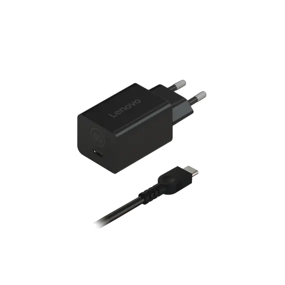 Lenovo G0A6GN65EU Mobile Device Charger - Black, 1YR