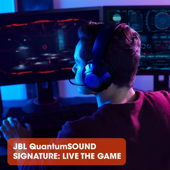 JBL Quantum 350 - Wireless Gaming Headset, Black, 12 image
