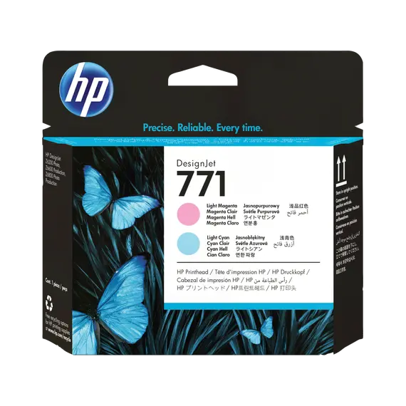 HP CE019A Printhead - HP DesignJet Z6200 Photo Printer series, Printhead, Light magenta/light cyan