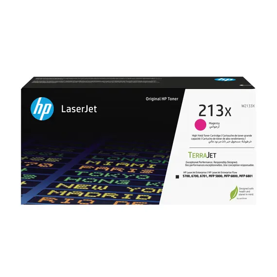 HP W2133X LaserJet Toner Cartridge - High Yield, Package count 1, Magenta, Warranty against manufacturing defects