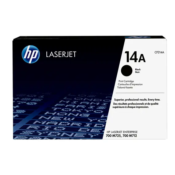 HP CF214A - Standard Capacity Toner Cartridge, Single Pack, Black, 1YR
